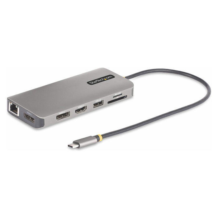 Startech USB-C Triple-Monitor Multiport Adaptador HDMI/DP/Lector de Tarjetas - Docking Station USB-C 3.2 Gen 1 Thunderbolt Startech USB-C Triple-Monitor Multiport Adaptador HDMI/DP/Lector de Tarjetas - Docking Station USB-C 3.2 Gen 1 Thunderbolt