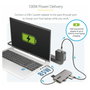 Startech USB-C Triple-Monitor Multiport Adaptador HDMI/DP/Lector de Tarjetas - Docking Station USB-C 3.2 Gen 1 Thunderbolt