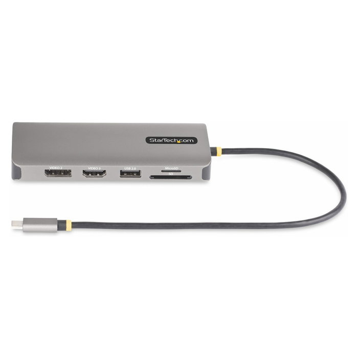 Startech USB-C Triple-Monitor Multiport Adaptador HDMI/DP/Lector de Tarjetas - Docking Station USB-C 3.2 Gen 1 Thunderbolt Startech USB-C Triple-Monitor Multiport Adaptador HDMI/DP/Lector de Tarjetas - Docking Station USB-C 3.2 Gen 1 Thunderbolt