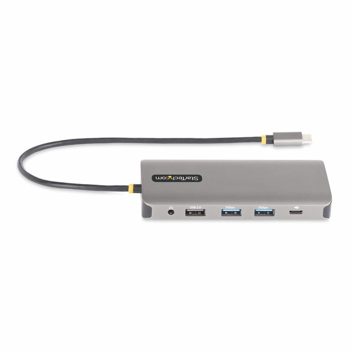 Hub USB Startech 154B-USBC-MULTIPORT Gris 100 W Hub USB Startech 154B-USBC-MULTIPORT Gris 100 W