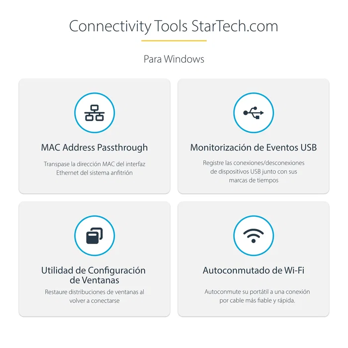 StarTech.com Adaptador Multipuerto USB-C para 3 Monitores, HDMI/DP, Hub 4x USB-A, PD 100W, Gris StarTech.com Adaptador Multipuerto USB-C para 3 Monitores, HDMI/DP, Hub 4x USB-A, PD 100W, Gris