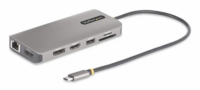 StarTech.com Adaptador Multipuerto USB-C para 3 Monitores con HDMI/DP 4K 60Hz, Ethernet y PD 100W StarTech.com Adaptador Multipuerto USB-C para 3 Monitores con HDMI/DP 4K 60Hz, Ethernet y PD 100W