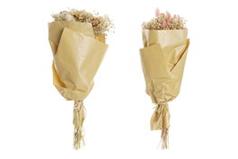 DKD Home Decor Ramo de Flores Secas Surtido de 2 Colores (8x7x44 cm)