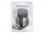 Gembird MUS-4B-02 Ratón Óptico USB 1200 DPI Negro