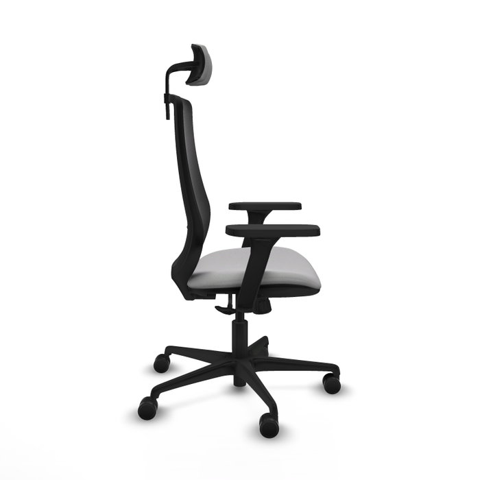 PIQUERAS Y CRESPO Silla de oficina Mardos con mecanismo Sincro, Gris claro y Negro PIQUERAS Y CRESPO Silla de oficina Mardos con mecanismo Sincro, Gris claro y Negro