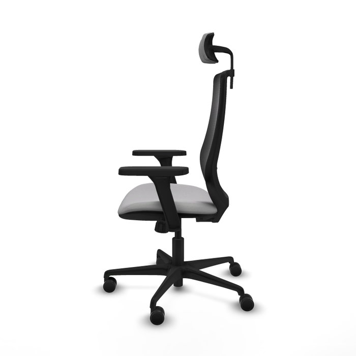 PIQUERAS Y CRESPO Silla de oficina Mardos con mecanismo Sincro, Gris claro y Negro PIQUERAS Y CRESPO Silla de oficina Mardos con mecanismo Sincro, Gris claro y Negro