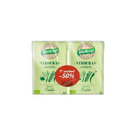 BIOCOP Caldo de Verduras Auténtico Duopack 1L BioCOP Promo