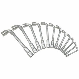 Ks Tools Caja de 12 llaves de tubo métricas de 6 caras, 7-24 mm