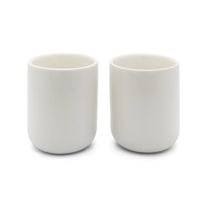 Bredemeijer Set de 2 Tazas de Té Umea con Posavasos de Bambú, 200ml