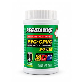 Pegatanke Pegamento para tuberías PVC-CPVC 118 ml