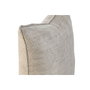 DKD Home Decor Cojín de Poliéster Jacquard Beige 45x45x45 cm