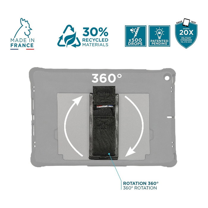 Mobilis Funda Antigolpes PROTECH para iPad 10.9 Pulgadas Negro Mobilis Funda Antigolpes PROTECH para iPad 10.9 Pulgadas Negro