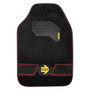 Momo Set de 4 Alfombrillas Fun Negro-Rojo