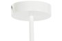 DKD Home Decor Lámpara de Techo de Metal y Cristal con Bolas, Blanco