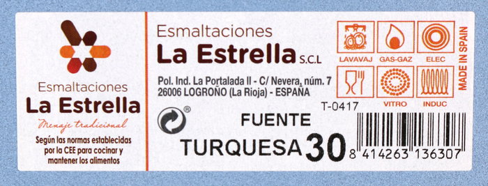 La Estrella Fuente Turquesa 30 cm (6 Unidades)