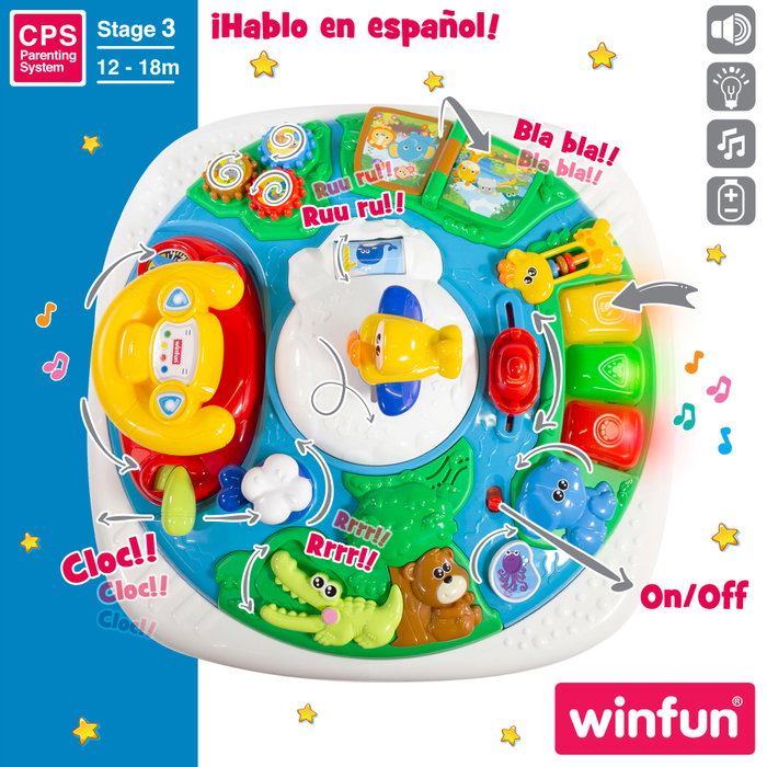 Winfun Mesa de actividades Trotamundos Winfun Mesa de actividades Trotamundos