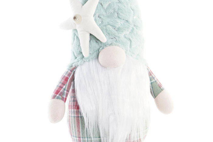 DKD Home Decor Figura Poliester Blanco y Rojo 24x15x53