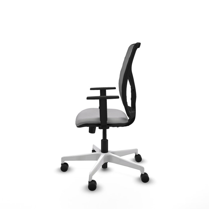 PIQUERAS Y CRESPO Silla de oficina Motilla con mecanismo Sincro, Gris