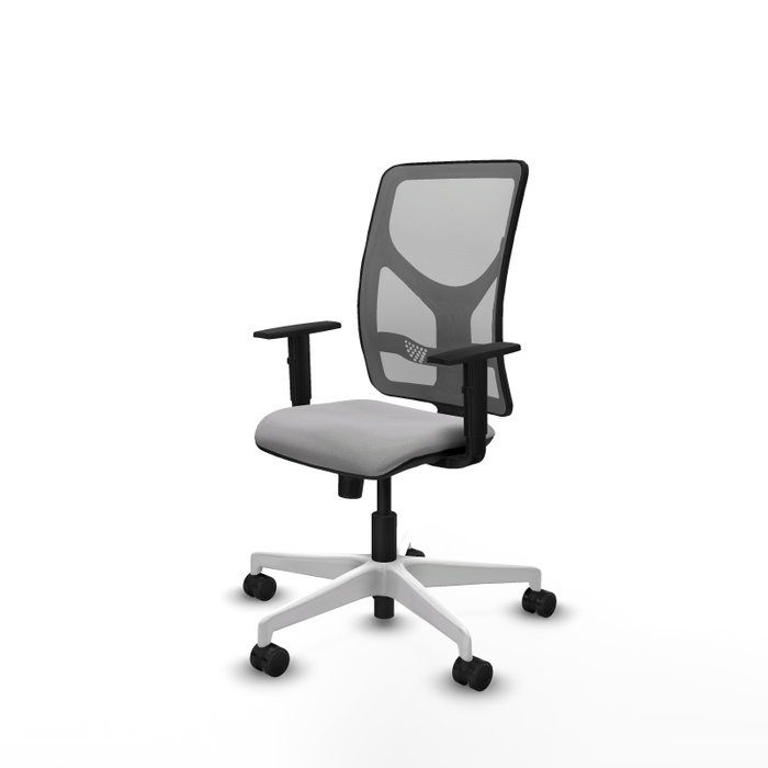 PIQUERAS Y CRESPO Silla de oficina Motilla con mecanismo Sincro, Gris