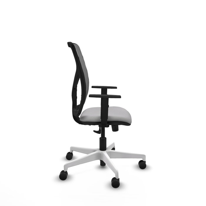 PIQUERAS Y CRESPO Silla de oficina Motilla con mecanismo Sincro, Gris