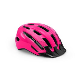 Met Downtown Casco de Bicicleta Rosa Brillo Talla S/M 52-58 cm Unisex