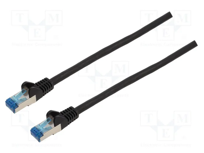 GOOBAY Patch cord Cat 6a S/FTP 15m negro GOOBAY Patch cord Cat 6a S/FTP 15m negro