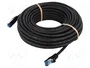GOOBAY Patch cord Cat 6a S/FTP 15m negro