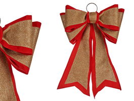 Krist+ Lazo Dorado y Rojo 40x60 cm PVC (Set de 6)