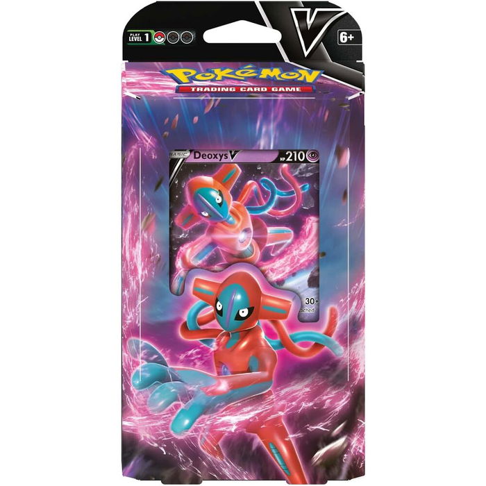 POKEMON - V Battle Deck: Deoxys vs Zeraora - 2 Barajas Preconstruidas de 60 Cartas, Incluye Cartas de Aluminio y Código TCG Live - Juego de Cartas Coleccionables en Inglés
