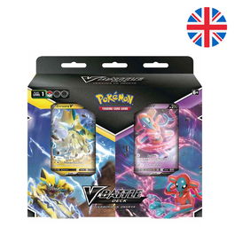POKEMON - V Battle Deck: Deoxys vs Zeraora - 2 Barajas Preconstruidas de 60 Cartas, Incluye Cartas de Aluminio y Código TCG Live - Juego de Cartas Coleccionables en Inglés