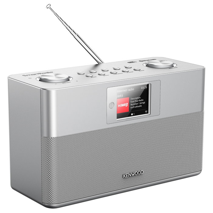 Kenwood CR-ST100S-S Radio Digital de Internet DAB+ y FM en Plata