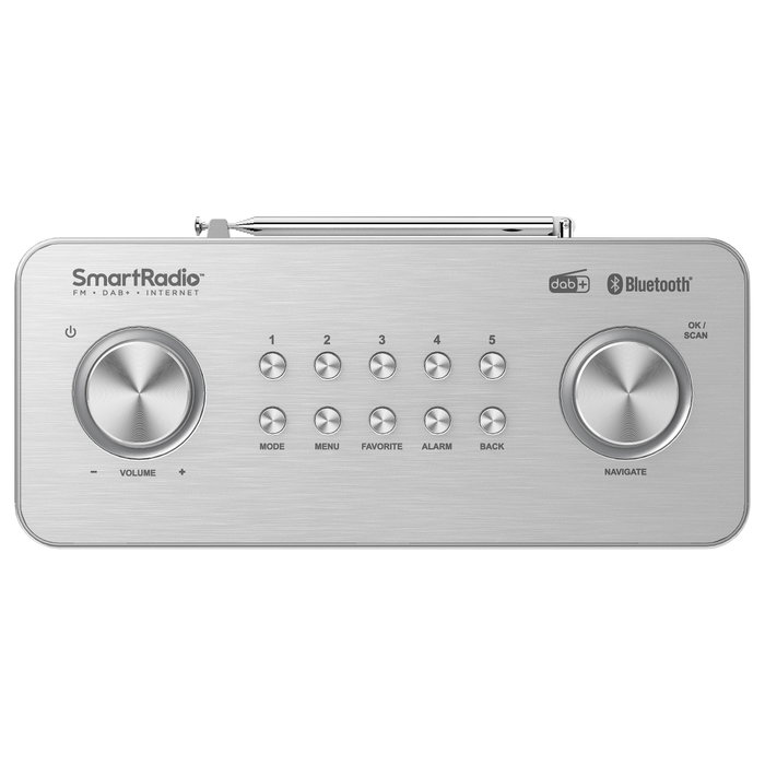 Kenwood CR-ST100S-S Radio Digital de Internet DAB+ y FM en Plata