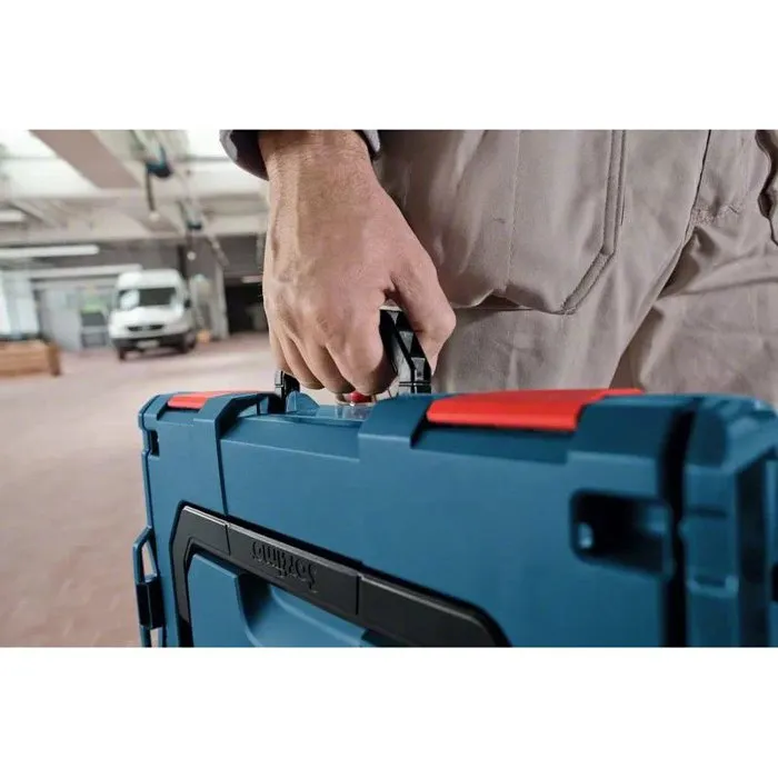 Bosch Professional L-Boxx 102 Maleta de transporte con 6 compartimentos de colores 1600A016NC