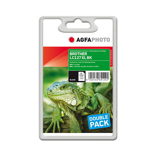 AgfaPhoto APB127BDUOD Cartucho de tinta negra para Brother MFC4510DW AgfaPhoto APB127BDUOD Cartucho de tinta negra para Brother MFC4510DW