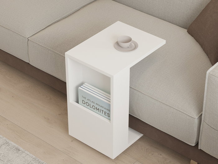 Hanah Home Mesa Auxiliar Star White 30x50x40cm Blanca