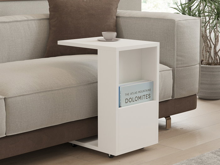 Hanah Home Mesa Auxiliar Star White 30x50x40cm Blanca