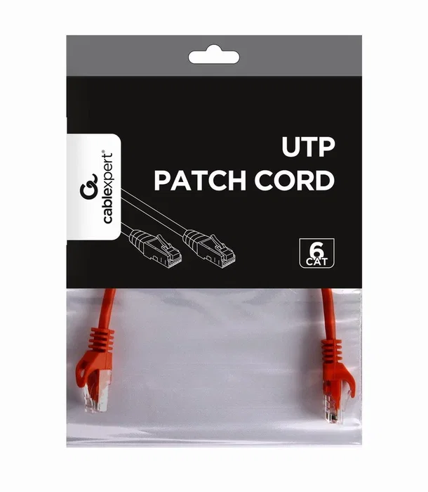 Gembird Cable de Red Cat6 U/UTP Rojo 0,25 m