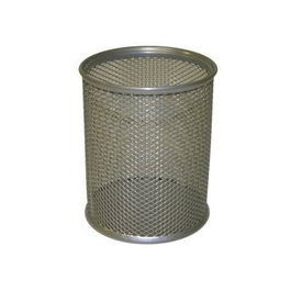 Bismark Portalápices Redondo de Rejilla Cromado