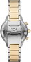 Armani AR11361 con esfera verde y correa de acero gris