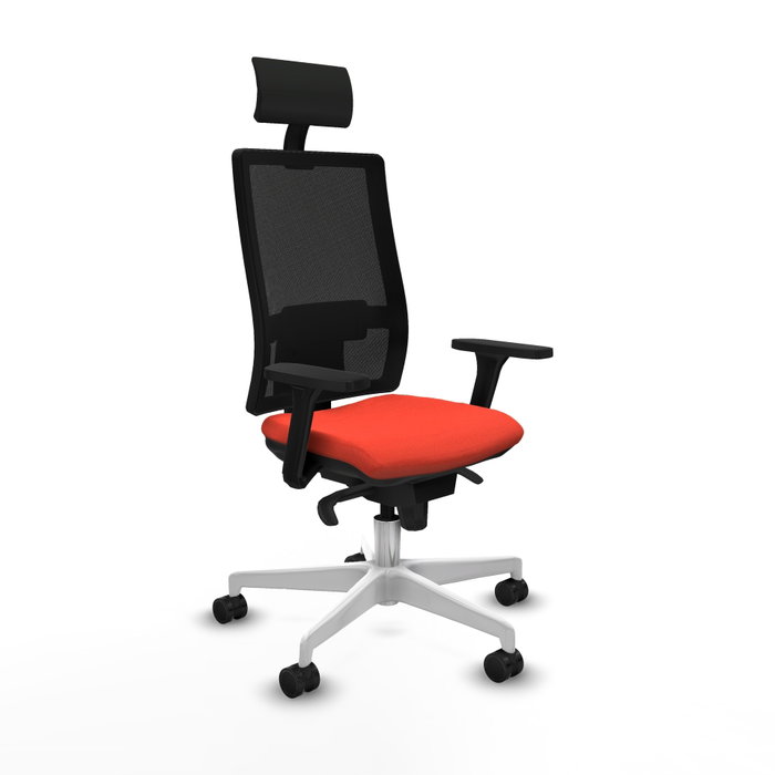 PIQUERAS Y CRESPO Silla de oficina Horna con mecanismo Sincro, Naranja oscuro y Negro PIQUERAS Y CRESPO Silla de oficina Horna con mecanismo Sincro, Naranja oscuro y Negro