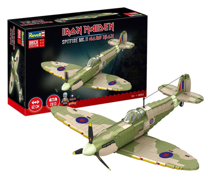Revell Iron Maiden Spitfire MK.II Aces High Brick System Revell Iron Maiden Spitfire MK.II Aces High Brick System