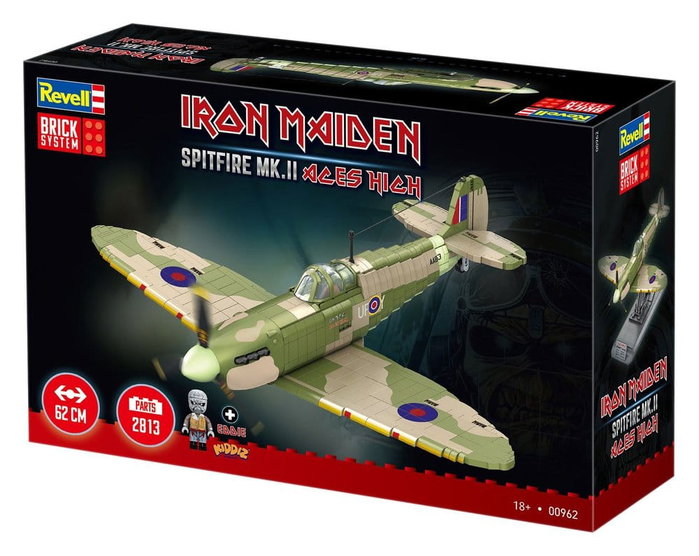 Revell Iron Maiden Spitfire MK.II Aces High Brick System Revell Iron Maiden Spitfire MK.II Aces High Brick System