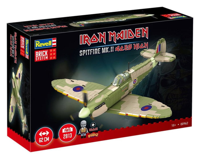 Revell Iron Maiden Spitfire MK.II Aces High Brick System Revell Iron Maiden Spitfire MK.II Aces High Brick System