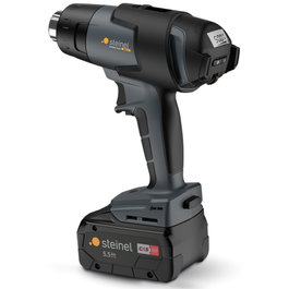 Steinel Mobile Heat MH5 Set Pistola de Aire Caliente Inalámbrica con Batería 18V 5,5 Ah
