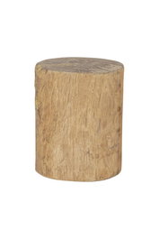 DKD Home Decor Mesita Auxiliar Balines Madera Reciclada 33x38x33 cm