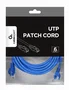 Gembird PP6U-5M Cable de Red Cat6 U/UTP Azul de 5m