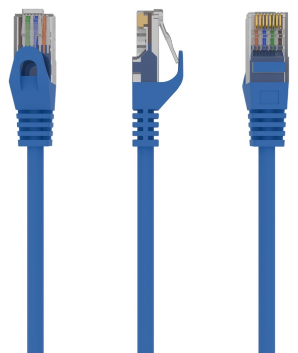 Gembird PP6U-5M Cable de Red Cat6 U/UTP Azul de 5m