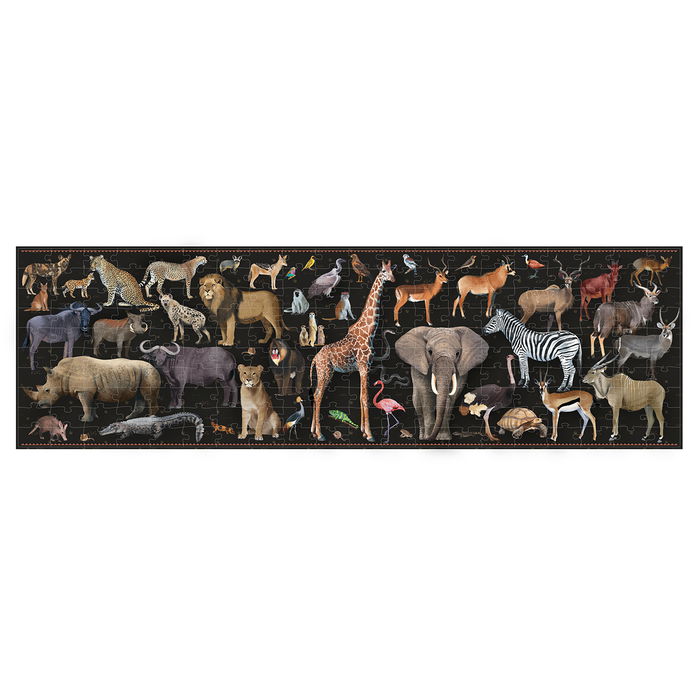 Apli Kids Puzle Animales Amenazados Sabana 19697 - 200 Piezas, Educativo y Divertido para Niños