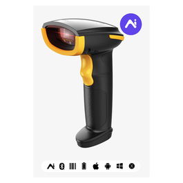 Inateck Lector de Códigos de Barras Inalámbrico Láser 1D BCST-21-AI Black Bluetooth USB
