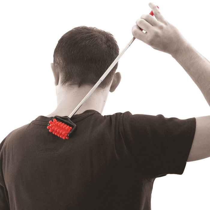 Mister Gadget Masajeador Telescópico Extensible de 20 a 44 cm para Zonas Inaccesibles